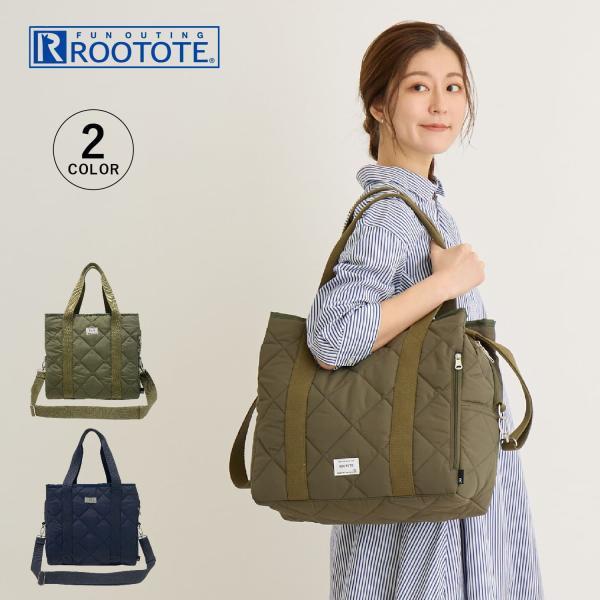 ルートート ROOTOTE トートバッグ ショルダー メンズ レディース ファスナー付 斜めがけ 巾...