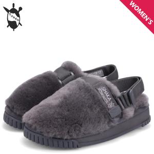 シャカ SHAKA サンダル クロッグサンダル スナッグ ムートン レディース ファー SNUG CLOG MOUTON グレー 433207｜sugaronlineshop