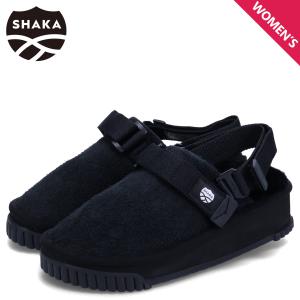 シャカ SHAKA サンダル スナッグ クロッグ ボア プラットフォーム へアリースエード レディース SNUG CLOG BOA PLATFORM HAIRY SUEDE ブラック 黒 SK-262｜sugaronlineshop