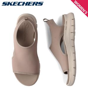 SKECHERS スケッチャーズ サンダル スポーツサンダル フレックスアピール4.0 ムーンライン レディース FLEX APPEAL 4.0 MOON LINES ベージュ 119478｜sugaronlineshop