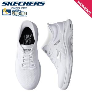 SKECHERS スケッチャーズ スリップインズ ゴーウォーク 7 バリン スニーカー レディース SLIP-INS GO WALK 7 VALIN ホワイト 白 125233｜sugaronlineshop