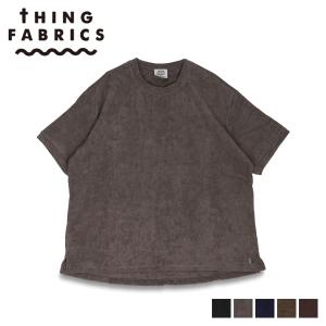 シングファブリックス THING FABRICS Tシャツ 半袖 カットソー メンズ T-SHIRT ブラック グレー ネイビー カーキ ブラウン 黒 TFIN-1006｜sugaronlineshop