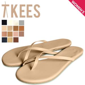 TKEES（ティキーズ） ライレー ビーチサンダル レディース レザー