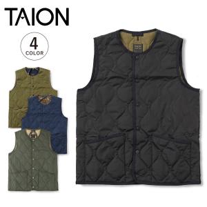 ベスト(メンズ) TAION ミリタリー クルーネックボタン ダウンベスト L