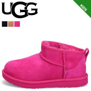 アグ UGG ムートンブーツ クラシック ウルトラ ミニ キッズ CLASSIC ULTRA MINI ブラック ブラウン ピンク 黒 1130750K｜sugaronlineshop