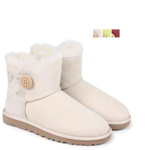 UGG アグ ミニ ベイリーボタン ムートンブーツ WOMENS MINI BAILEY BUTTON 3352 シープスキン レディース