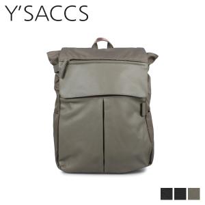 Y’SACCS イザック リュック バッグ バックパック レディース 撥水 NYLON COWHIDE RUCKSACK L ブラック ネイビー グレージュ 2060448 母の日｜sugaronlineshop