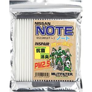 エムリットフィルター 日産 ノート(NOTE/E12) エアコンフィルター D-080_NOTE 花粉対策 抗菌 抗カビ 防臭