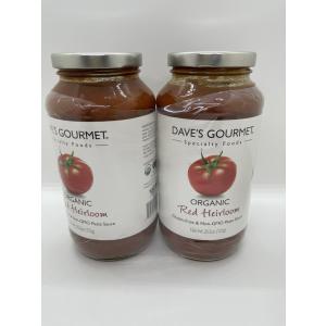 コストコ DAVE'S GOURMET オーガニック エアルーム トマトパスタソース 723g×2個