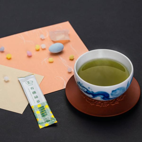 安心のオーガニックスティックティー 杉乃やオリジナル有機粉末緑茶 伊勢茶 5袋セット（0.5g×50...