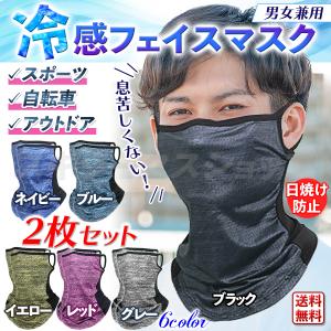フェイスマスク フェイスカバー 2枚セット スポーツ