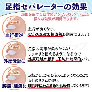 足指セパレーター 足ゆび サポーター 収納ポー...の詳細画像3