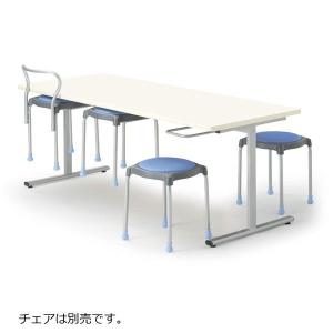 ORSダイニングテーブル 食堂用テーブル イス掛け式テーブル 6人用テーブル W180×D75×H70cm お客様組立 受注生産品 ORS-1875｜sugihara