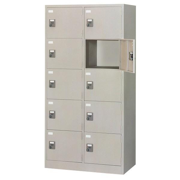 ダイヤルキーロッカー 10人用 多人数ロッカー 10人用ロッカー ダイヤル錠 手ぶらキー付 オフィス...