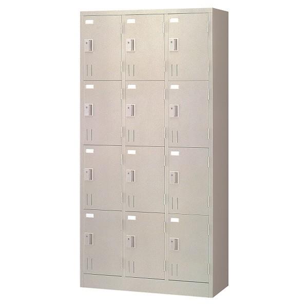ロッカー 12人用 多人数ロッカー スチールロッカー 12人用ロッカー シリンダー錠 鍵付き オフィ...