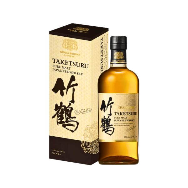 ニッカ 竹鶴 ピュアモルト 700ml 箱付き ウイスキー ジャパニーズウイスキー 国産ウイスキー ...