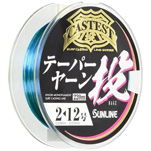 サンラインSUNLINE ナイロンライン CASTEST テーパーヤーン投 220m単品 2-12号...