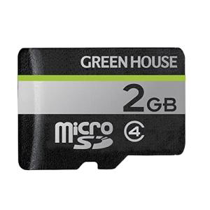 マイクロSDカード microSD 2GB ２ギガ SD変換アダプタ付き ケース付き グリーンハウス GH-SDM-D2G/8035｜sugimotoshouji