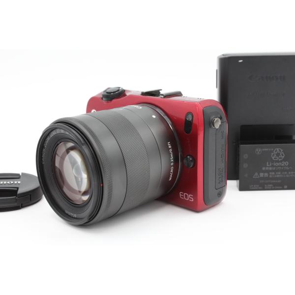 【良品】CANON キヤノン ミラーレス一眼カメラ EOS M レンズキット EF-M18-55mm...