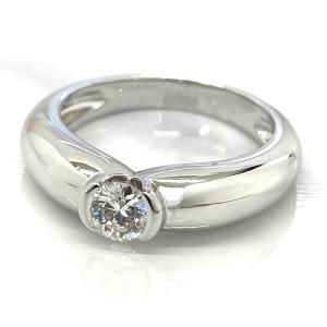 カルティエ ダムール リング ダイヤモンド 0.23ct #47 Pt950 箱 付き 