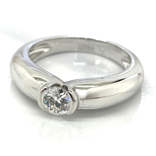 【中古】CARTIER　カルティエ　ソリテール　Cドゥ　ダイヤ（0.30ct）　リング　K18WG　...