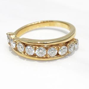 Pt900サファイアダイヤモンドリング S0.82 D0.31 4.6g #12 : 鴫原質店  