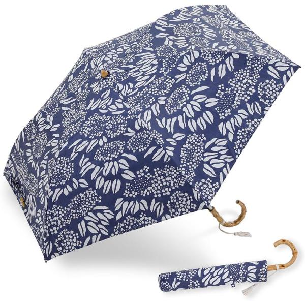 日傘 折りたたみ傘 レディース 和柄 あじさい 2段折りたたみ 晴雨兼用 雨傘 完全遮光 UVカット...