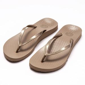 バイオニック Vionic シューズ ビーチサンダル レディース H344NOOSA ブロンズ ノーサ 靴 O脚 矯正 室内履き ベランダ履き つっかけ