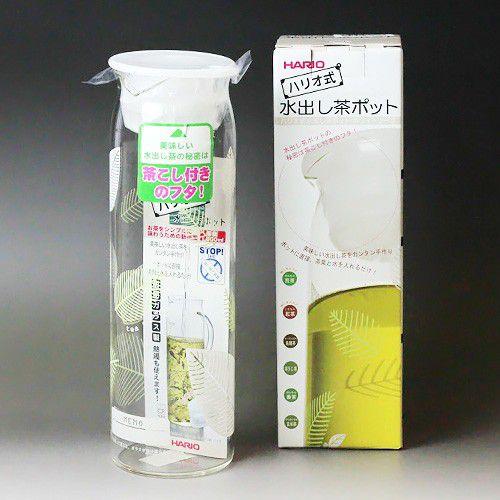 【お茶屋さんの「水出し茶ポット」】  茶こしの付いている冷茶ポットです。お茶屋さんのアイデアで作った...