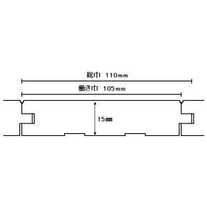 桧　無垢フローリング　節有り　15mm×105mm　カットサンプル　2枚入り｜sugitohinoki