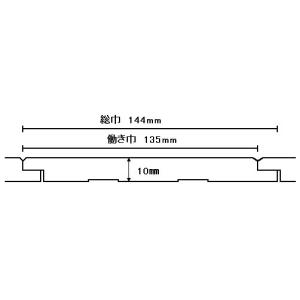 杉 羽目板 相決り加工 節有り 1970mm×...の詳細画像5