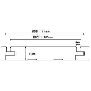 杉　羽目板　本実目透かし加工　上小　10mm×105mm　カットサンプル　2枚入｜sugitohinoki