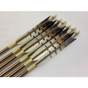 黒色矢6本と矢筒セット E-005】 Solid Color #1 Yadzutsu Size：S 単色矢筒 小 110cm