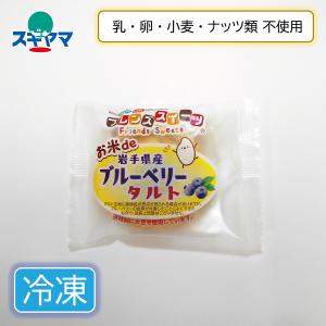 乳 卵 小麦不使用 お米dｅ岩手県産 ブルーベリータルト 日東ベスト 1個(22g)