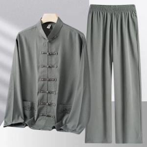 中華服 太極拳 唐装 演出服 少林拳 太極拳服...の詳細画像3