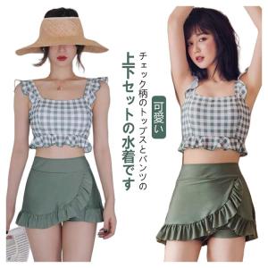 温泉 サマー レディース水着 韓国 タンキニ ...の詳細画像5