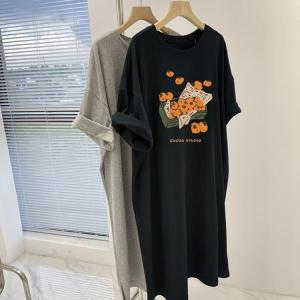 授乳ワンピース 授乳口付き 授乳服 マタニティ...の詳細画像1
