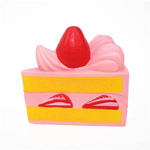 スクイーズ 低反発 イチゴケーキ カットケーキ...の詳細画像4