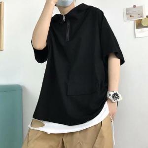 半袖tシャツ ボリューム ハイネック 夏用 ビ...の詳細画像2