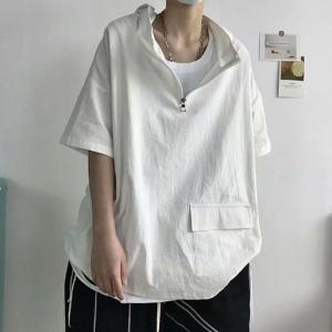 半袖tシャツ ボリューム ハイネック 夏用 ビ...の詳細画像4