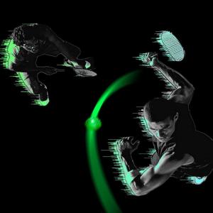 光るシャトル ストレス解消 LEDバドミントン...の詳細画像2