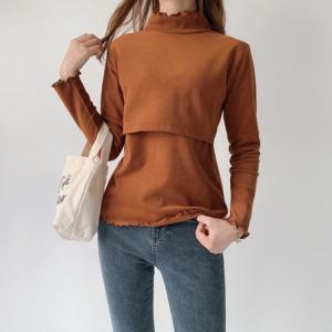 授乳トップス 授乳服 授乳口 マタニティウェア...の詳細画像4