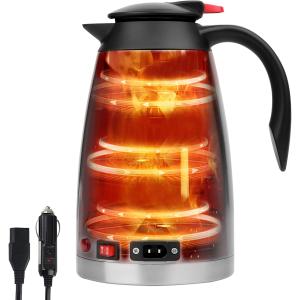 湯沸かしポット DC24V 700ml オートストップ機能付 車載 車中泊 調理