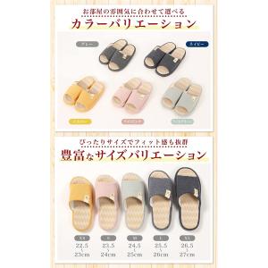 スリッパ ルームシューズ 足が痛くならない 室...の詳細画像5