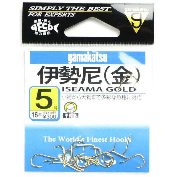 がまかつ Gamakatsu 伊勢尼 金 5号 16本入