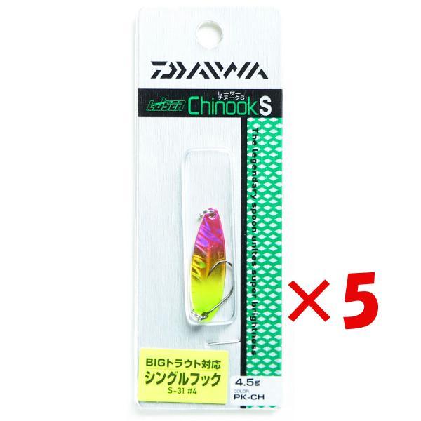 【 まとめ買い ×5個セット 】  ダイワ DAIWA レーザーチヌーク S 4.5g PK-CH ...