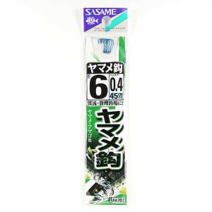 釣り 針 SASAME ささめ針 ヤマメ 針 青 糸付 針:6 ハリス:0.4 あわせ買い商品1998円以上