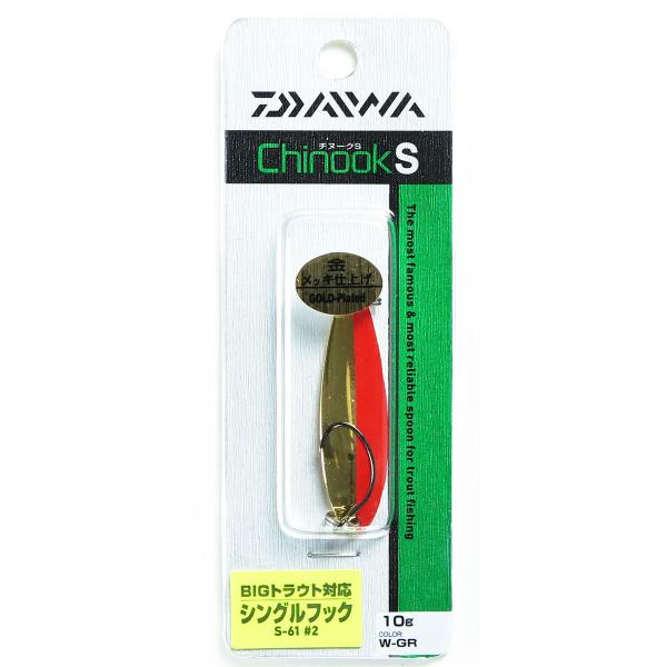 ダイワ DAIWA チヌークS 10g W-GR 釣り 釣り具 釣具 釣り用品