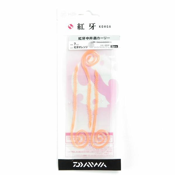 ダイワ DAIWA 紅牙 中井蟲CURLY 7 紅牙オレンジ 釣り 釣り具 釣具 釣り用品