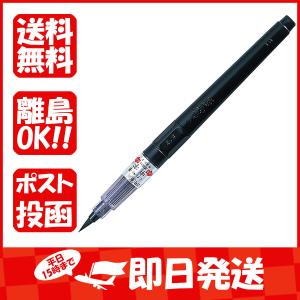 筆ペン 呉竹 墨液 くれ竹筆 中字 22号 黒 DM150-22B あわせ買い商品800円以上｜suguruya